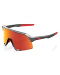 100% SPEEDLAB Gafas - S3™ - gris/rojo