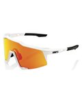 100% SPEEDLAB Gafas - SPEEDCRAFT - blanco/rojo