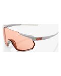 100% SPEEDLAB Gafas - RACETRAP - gris/naranja