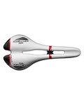 SELLE SAN MARCO sillín - ASPIDE OPEN-FIT RACING NARROW - blanco/negro/rojo