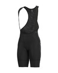 ALÉ pantalones cortos de tirantes - ALÉ R-EV1 VELOCITY HD RACE - negro