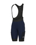 ALÉ pantalones cortos de tirantes - GRAVEL STONES CARGO - azul