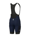 ALÉ pantalones cortos de tirantes - GRAVEL STONES CARGO - azul