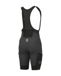 ALÉ pantalones cortos de tirantes - GRAVEL STONES CARGO - gris