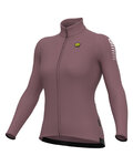 ALÉ maillot de invierno de manga larga - WARM RACE R-EV1 - granate
