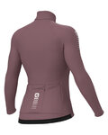 ALÉ maillot de invierno de manga larga - WARM RACE R-EV1 - granate