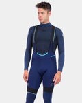 ALÉ pantalones cortos de tirantes - K-TOUR KLIMATIK - azul