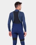 ALÉ pantalones cortos de tirantes - K-TOUR KLIMATIK - azul