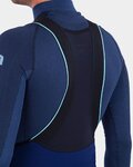 ALÉ pantalones cortos de tirantes - K-TOUR KLIMATIK - azul