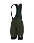 ALÉ pantalones cortos de tirantes - K-TOUR KLIMATIK - verde