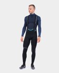 ALÉ pantalones largos con tirantes - K-TOUR KLIMATIK - negro