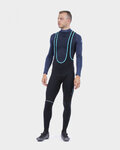 ALÉ pantalones largos con tirantes - KLIMATIK K-ATMO 2.0 - negro