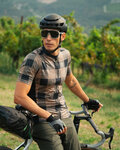 ALÉ jersey de manga corta - SCOTTISH OFF ROAD - GRAVEL - marrón