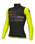 ALÉ maillot de invierno de manga larga - LOGO PR-S - negro/amarillo