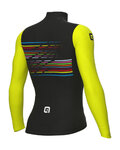 ALÉ maillot de invierno de manga larga - LOGO PR-S - negro/amarillo