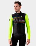 ALÉ maillot de invierno de manga larga - LOGO PR-S - negro/amarillo