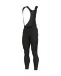 ALÉ pantalones largos con tirantes - STONES CARGO OFF ROAD - GRAVEL - negro