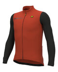 ALÉ maillot de invierno de manga larga - FONDO 2.0 SOLID - naranja