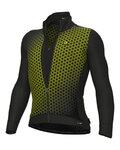 ALÉ chaqueta cortaviento - MAGNETE PR-S - negro/amarillo