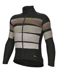 ALÉ chaqueta cortaviento - TRACK PR-R - negro/gris