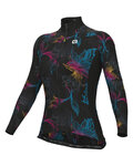 ALÉ maillot de invierno de manga larga - CHIOS SOLID - negro/multicolor/gris