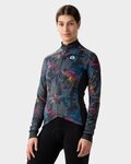 ALÉ maillot de invierno de manga larga - CHIOS SOLID - negro/multicolor/gris