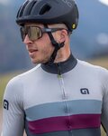 ALÉ maillot de invierno de manga larga - CHAOS OFF ROAD - GRAVEL - gris/negro