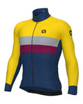 ALÉ maillot de invierno de manga larga - CHAOS OFF ROAD - GRAVEL - azul/amarillo