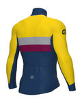 ALÉ maillot de invierno de manga larga - CHAOS OFF ROAD - GRAVEL - azul/amarillo
