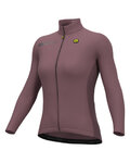 ALÉ maillot de invierno de manga larga - FONDO 2.0 SOLID - granate