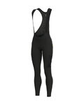 ALÉ pantalones largos con tirantes - STONES CARGO OFF ROAD - GRAVEL - negro