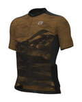 ALÉ jersey de manga corta - MOUNTAIN OFF ROAD - GRAVEL - marrón
