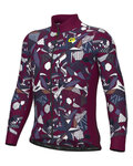 ALÉ maillot de invierno de manga larga - OVER PRAGMA - granate/multicolor