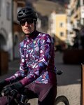 ALÉ maillot de invierno de manga larga - OVER PRAGMA - granate/multicolor