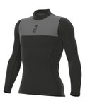 ALÉ camiseta de manga larga - GRID INTIMO - negro/gris
