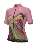 ALÉ jersey de manga corta - PR-E RAINBOW - rosa