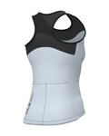 ALÉ maillot sin mangas - COLOR BLOCK PRAGMA - azul claro/negro