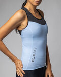 ALÉ maillot sin mangas - COLOR BLOCK PRAGMA - azul claro/negro