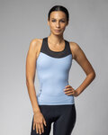 ALÉ maillot sin mangas - COLOR BLOCK PRAGMA - azul claro/negro