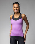 ALÉ maillot sin mangas - COLOR BLOCK PRAGMA - rosa/negro