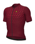 ALÉ jersey de manga corta - R-EV1 QUICK - granate