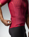ALÉ jersey de manga corta - R-EV1 QUICK - granate