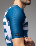 ALÉ jersey de manga corta - MULTIVERSO PR-E - azul/blanco