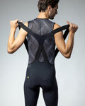 ALÉ pantalones cortos de tirantes - R-EV1 HAMMER 2.0 - negro