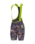ALÉ pantalones cortos de tirantes - PR-E SAUVAGE - púrpura