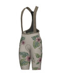 ALÉ pantalones cortos de tirantes - SAUVAGE PR-E - beige/multicolor