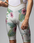 ALÉ pantalones cortos de tirantes - SAUVAGE PR-E - beige/multicolor