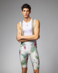 ALÉ pantalones cortos de tirantes - SAUVAGE PR-E - beige/multicolor