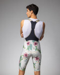 ALÉ pantalones cortos de tirantes - SAUVAGE PR-E - beige/multicolor