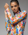 ALÉ maillot de invierno de manga larga - TRIBAL - blanco/multicolor